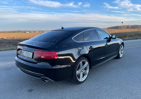 Audi A5 cena 79950 przebieg: 159980, rok produkcji 2013 z Świebodzin małe 232